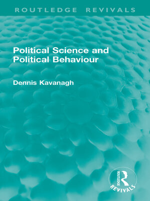 cover image of Political Science and Political Behaviour